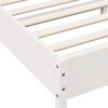 vidaXL Bed Frame without Mattress White 90x200 cm Solid Wood Pine