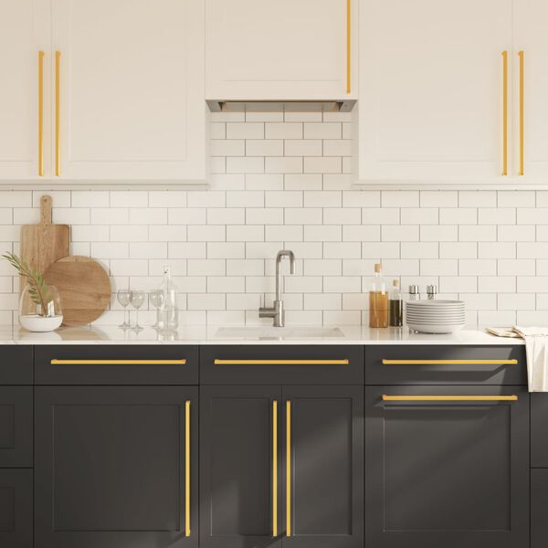 vidaXL Cabinet Handles 20 pcs Gold 480 mm Stainless Steel