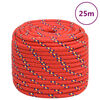 vidaXL Boat Rope Red 16 mm 25 m Polypropylene
