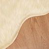 vidaXL Faux Sheepskin Rug Tafalla Cream 60 x 90 cm Polyester