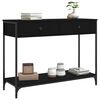 vidaXL Console Table Black 100x34.5x75 cm Engineered Wood