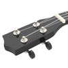 vidaXL Soprano Ukulele Set with Bag for Kids Black 23"