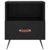 vidaXL Bedside Cabinets 2 pcs Black 40x35x47.5 cm Engineered Wood