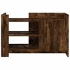 vidaXL Coffee Table Smoked Oak 80x50x50 cm Engineered Wood