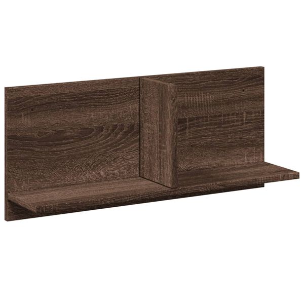 vidaXL Wall Cabinet 70x16.5x30 cm Brown Oak Engineered Wood