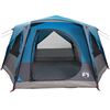 vidaXL Cabin Tent with Roof with Storage Blue 400 x 350 x 212 cm