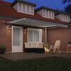vidaXL Automatic Retractable Awning with LEDs Anthracite&White 400x300 cm