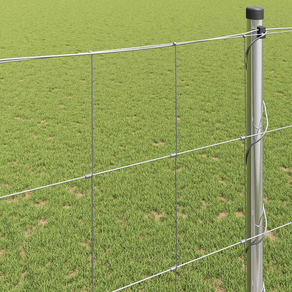 vidaXL Wild Fence Hot Dip Galvanized 1000 x 150 x 0.18 cm Iron