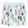Kids' Shorts with Drawstring Soft Blue Melange 116