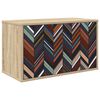 vidaXL Wall-mounted TV Cabinet OMMEN 69 x 33 x 40 cm Sonoma Oak