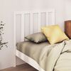 vidaXL Bed Headboard White 106x4x100 cm Solid Wood Pine