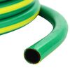 vidaXL Garden Hose 5-Ply Green and Yellow 1 / 2'' 10 m PVC