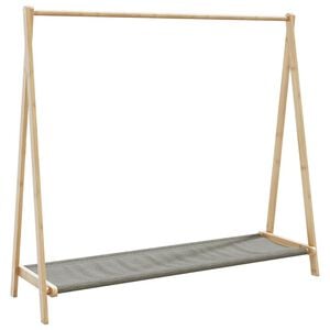 vidaXL Clothes Rack with Shelves 106x34x102 cm Bamboo