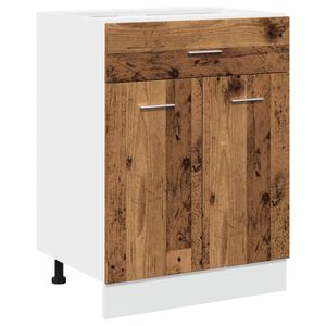 vidaXL Drawer Bottom Cabinet Lyon Old Wood 60x46x81.5 cm Engineered Wood