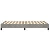 vidaXL Bed Frame without Mattress Light Grey 120x190 cm Small Double Velvet