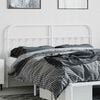 vidaXL Metal Replace Headboard White 160 cm