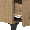 vidaXL Bedside Cabinet Artisan Oak 40 x 35 x 47.5 cm Engineered Wood