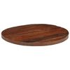 vidaXL Table Top Ø 70x2.5 cm Round Solid Wood Reclaimed