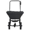 vidaXL Spreader Black 80 x 46 x 75 cm PVC and Steel