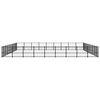 vidaXL Outdoor Dog Kennel Steel 84.68 m&sup2;