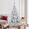vidaXL Artificial Hinged Christmas Tree with 300 LEDs 180 cm PVC