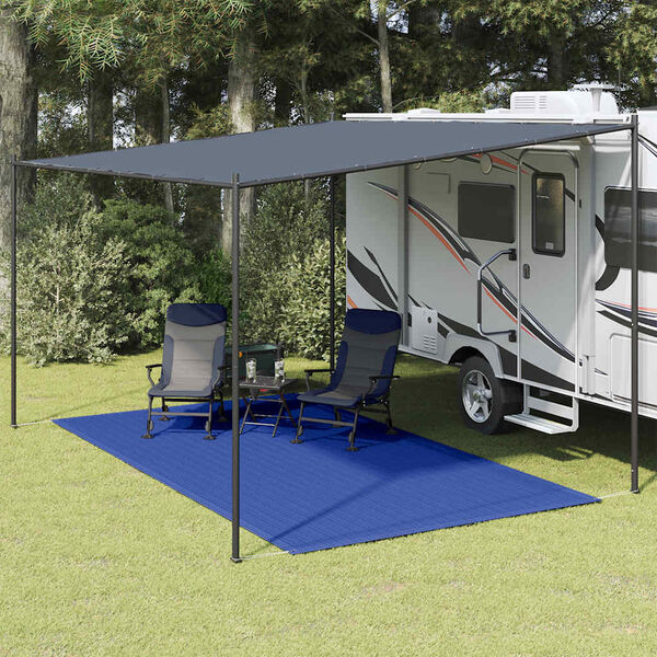 vidaXL Tent Carpet 250x450 cm Blue