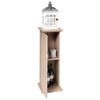 FMD Accent Table with Door 88.5cm Oak Tree