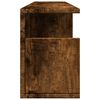 vidaXL Wall Cabinet 80x20x30 cm Smoked Oak Engineered Wood