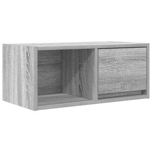 vidaXL TV Cabinet Grey Sonoma 60x31x25.5 cm Engineered Wood