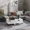 vidaXL Coffee Table White 103.5x60x35 cm Engineered Wood