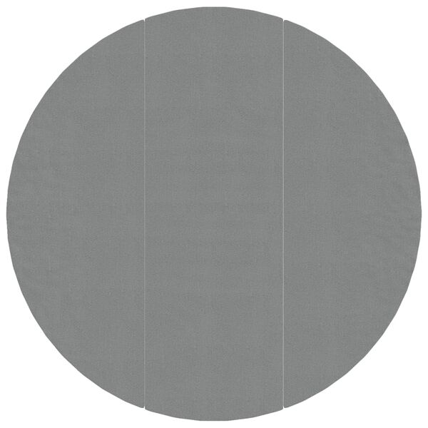 vidaXL Pool Ground Cloth Light Grey Ø396 cm Polyester Geotextile