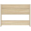 vidaXL Wall Shoe Cabinets 2 pcs Sonoma Oak 80x18x60cm Engineered Wood