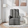 vidaXL Massage Recliner Chair Dark Grey Fabric