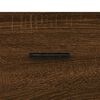 vidaXL Highboard Brown Oak 69.5x34x180 cm Engineered Wood