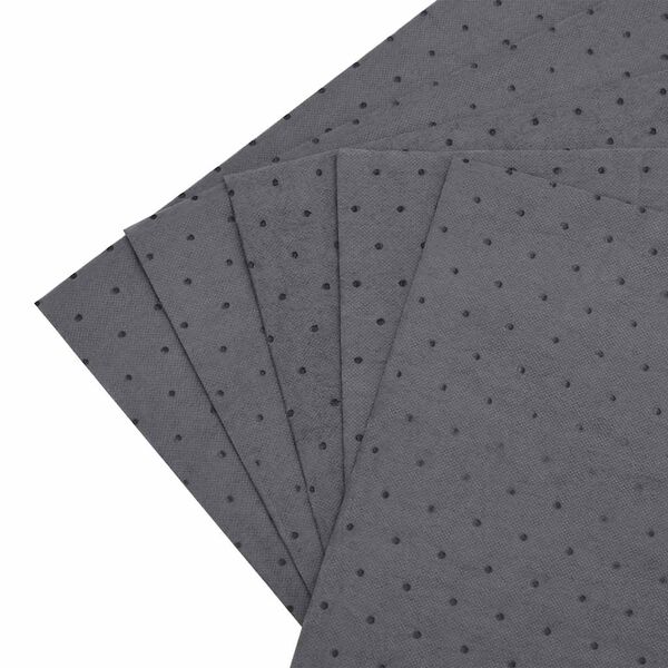 vidaXL Oil Absorbent Pads 100 pcs Grey 40x50 cm