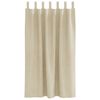 vidaXL Blackout Curtains 2 pcs Cream 140 x 175 cm Velvet