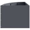 vidaXL Corner Planter Anthracite 45 x 45 x 35 cm Steel