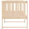 vidaXL Day Bed without Mattress 75x190 cm Small Single Solid Wood Pine