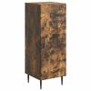 vidaXL Sideboard Smoked Oak 33 x 34.5 x 89.5 cm Engineered Wood