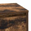 vidaXL Bedside Cabinet Smoked Oak 71 x 34.5 x 75 cm Engineered wood