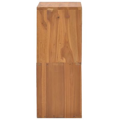 vidaXL Storage Cabinet 40x30x76 cm Solid Teak Wood