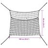 vidaXL Hay Nets 2 pcs Rectangular Black 100x90 cm PP