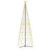 vidaXL Christmas Cone Tree Warm White 1400 LEDs 160x500 cm