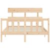 vidaXL Bed Frame without Mattress 120x200 cm Solid Wood Pine