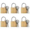vidaXL 6 pcs Brass Iron