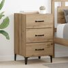 vidaXL Bedside Cabinet Artisan Oak 40 x 40.5 x 66 cm Engineered Wood