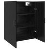 vidaXL Wall Cabinet Black Oak 69.5 x 34 x 90 cm Engineered Wood
