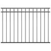vidaXL Fence Panel ASSEN Steel 1.7x1.2 m Black