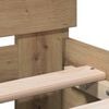 vidaXL Bed Frame Artisan Oak 193 x 95 x 88 cm Engineered Wood