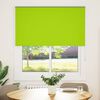 vidaXL Roller Blind Blackout Leaves Green 140x150 cm Fabric Width 136.6 cm Polyester